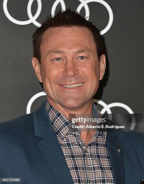 Actor Grant Bowler arrives to Audi Celebrates Golden Globes Weekend at Cecconi's Restaurant on January 9, 2014 in Los Angeles, California.