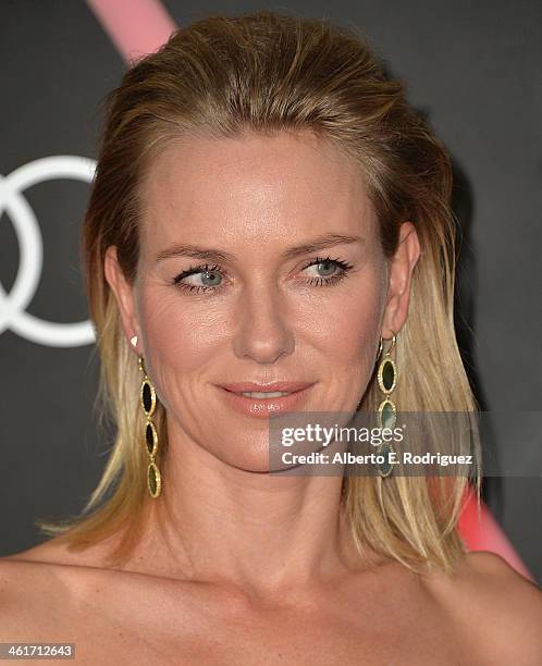 Actress Naomi Watts arrives to Audi Celebrates Golden Globes Weekend at Cecconi's Restaurant on January 9, 2014 in Los Angeles, California.