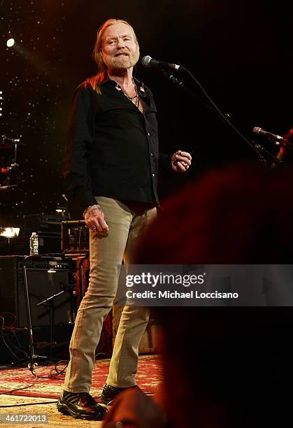 Gregg Allman performs during All My Friends: Celebrating the Songs & Voice of Gregg Allman at The Fox Theatre on January 10, 2014 in Atlanta, Georgia.