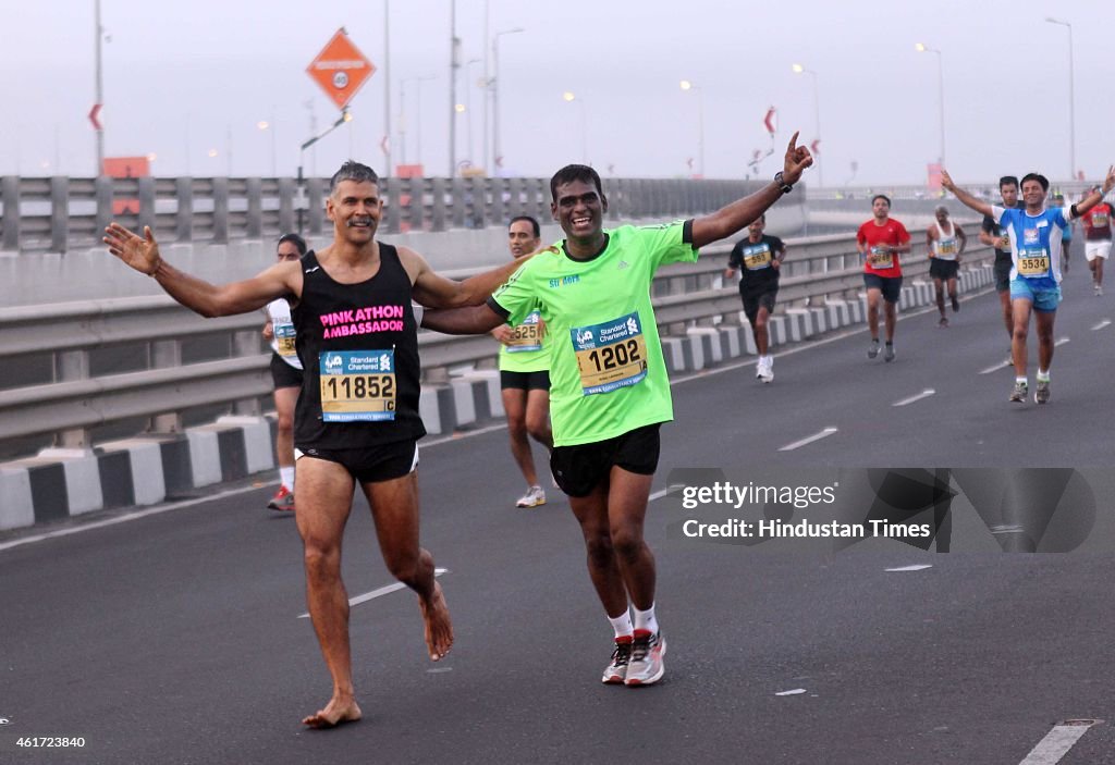 12th Edition Of The Standard Chartered Mumbai Marathon 2015