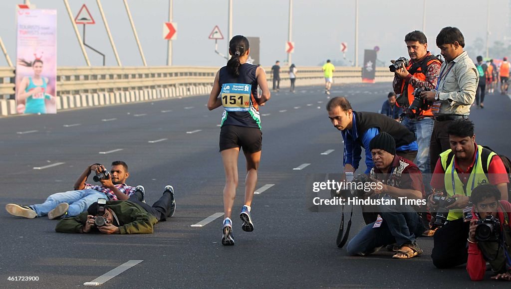 12th Edition Of The Standard Chartered Mumbai Marathon 2015