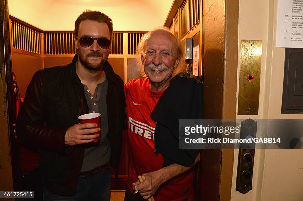 Eric Church and Butch Trucks attend All My Friends: Celebrating the Songs & Voice of Gregg Allman at The Fox Theatre on January 10, 2014 in Atlanta,...