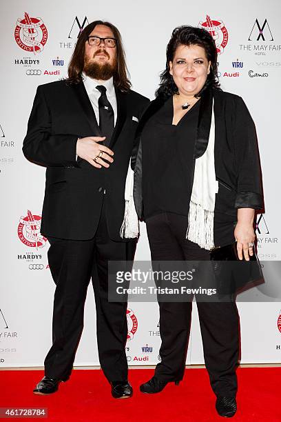 Iain Forsyth and Jane Pollard ttends The London Critics' Circle Film Awards at The Mayfair Hotel on January 18, 2015 in London, England.