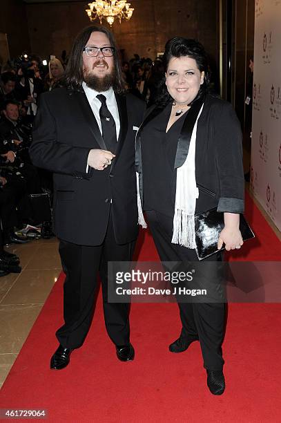 Iain Forsyth and Jane Pollard attend The London Critics' Circle Film Awards at The Mayfair Hotel on January 18, 2015 in London, England.