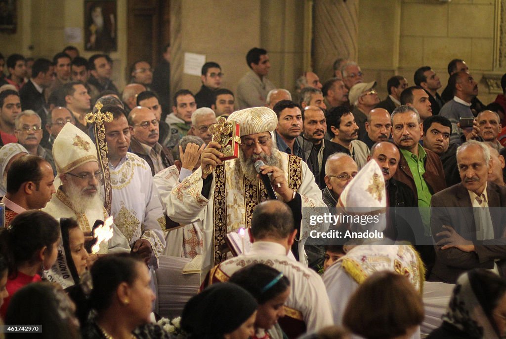 Religious Ceremony in Egypt on Epiphany Eve