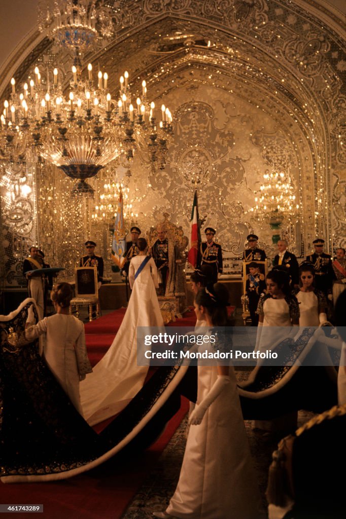 The coronation of the last Shah of Persia Muhammad Reza Pahlavi