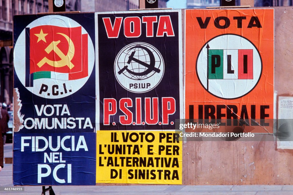 Italian political billboards