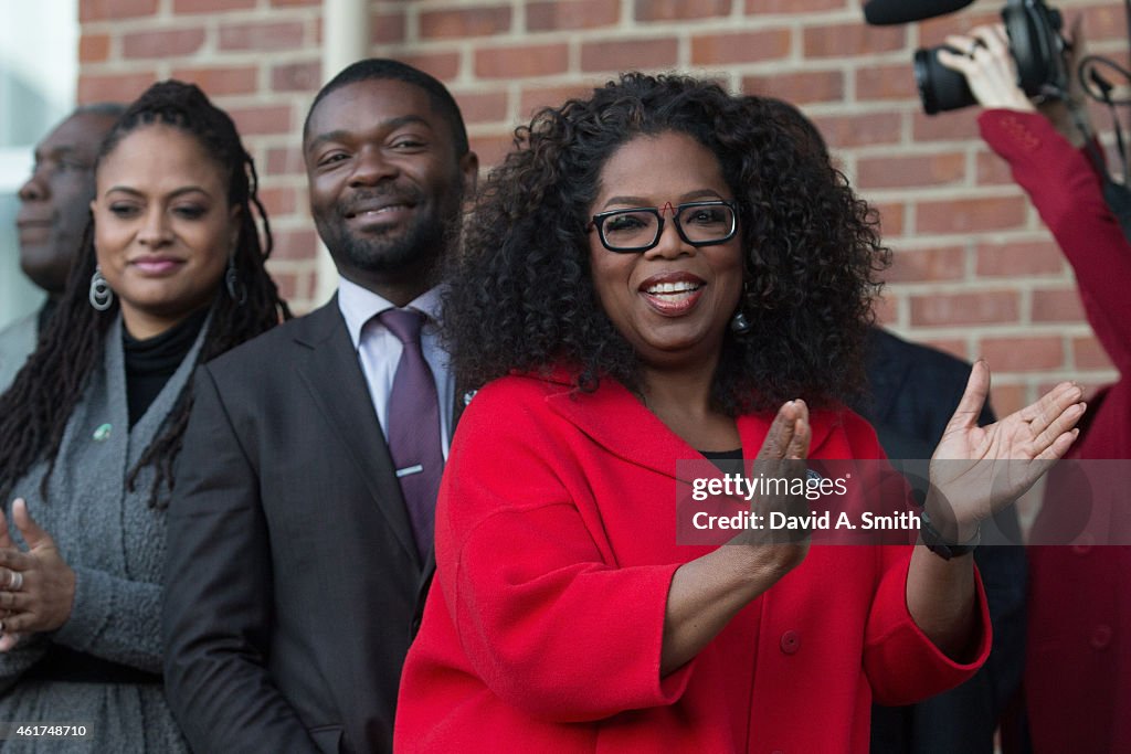 "Selma" Cast And Director Commemorate The Life Of Dr. Martin Luther King, Jr.