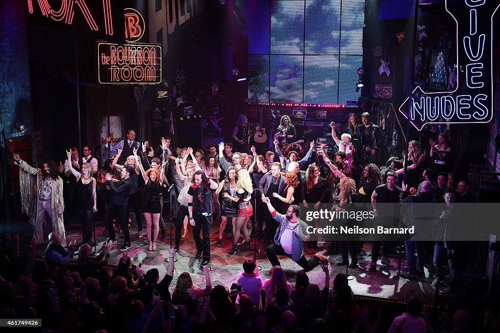 "Rock Of Ages" Final Performance On Broadway