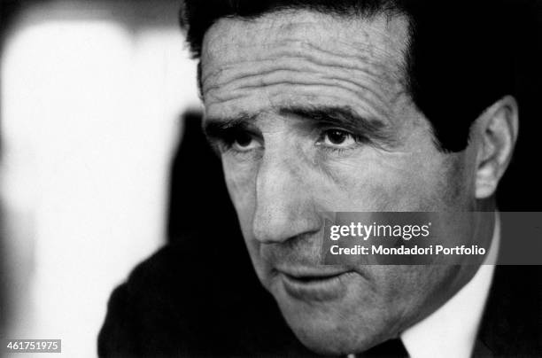 Portrait of Argentinian-born French coach Helenio Herrera. 1966