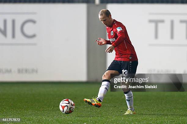 Jan Schlaudraff during a friendly match between Young Boys Bern and Hannover 96 on January 17, 2015 in Belek, Turkey.