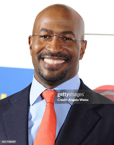 S Van Jones attends the CNN Worldwide All-Star 2014 Winter TCA Party at Langham Hotel on January 10, 2014 in Pasadena, California.