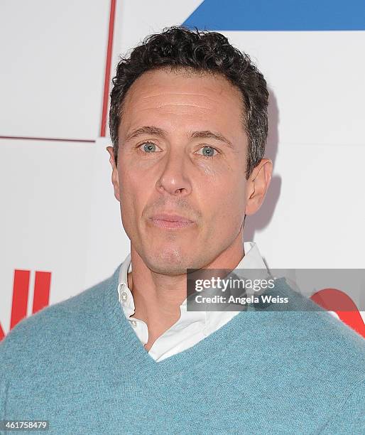 Journalist Chris Cuomo attends the CNN Worldwide All-Star 2014 Winter TCA Party at Langham Hotel on January 10, 2014 in Pasadena, California.