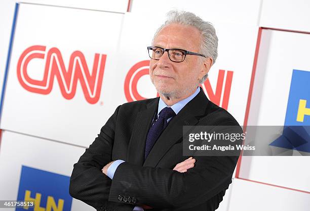 Anchor Wolf Blitzer attends the CNN Worldwide All-Star 2014 Winter TCA Party at Langham Hotel on January 10, 2014 in Pasadena, California.