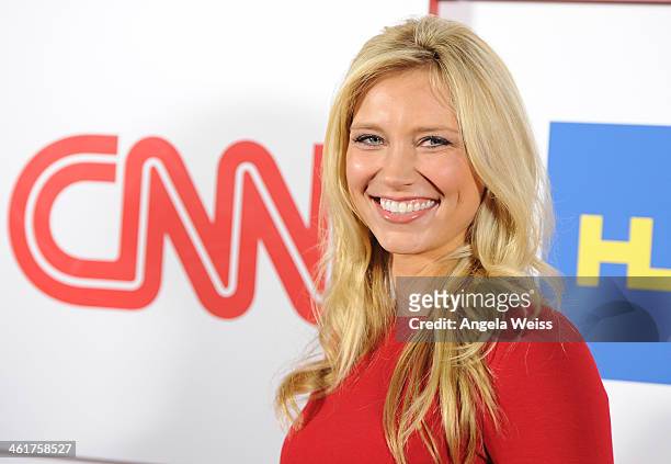 Anchor Indra Petersons attends the CNN Worldwide All-Star 2014 Winter TCA Party at Langham Hotel on January 10, 2014 in Pasadena, California.