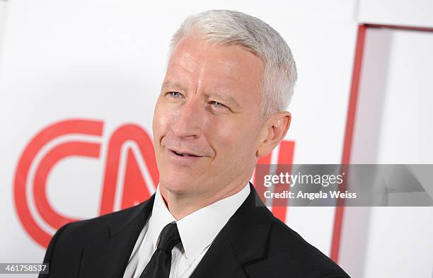 News anchor Anderson Cooper attends the CNN Worldwide All-Star 2014 Winter TCA Party at Langham Hotel on January 10, 2014 in Pasadena, California.
