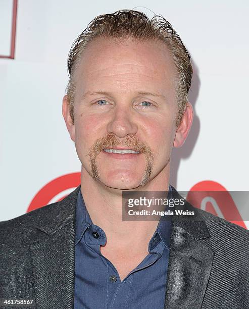 S Morgan Spurlock attends the CNN Worldwide All-Star 2014 Winter TCA Party at Langham Hotel on January 10, 2014 in Pasadena, California.