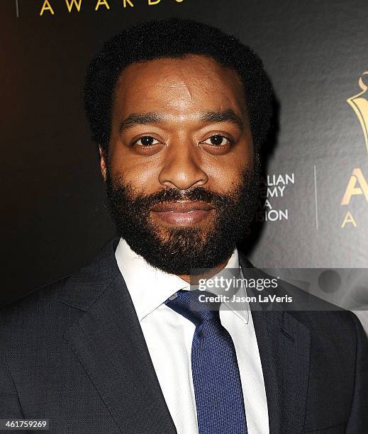 Actor Chiwetel Ejiofor attends the 3rd annual AACTA International Awards at Sunset Marquis Hotel & Villas on January 10, 2014 in West Hollywood,...