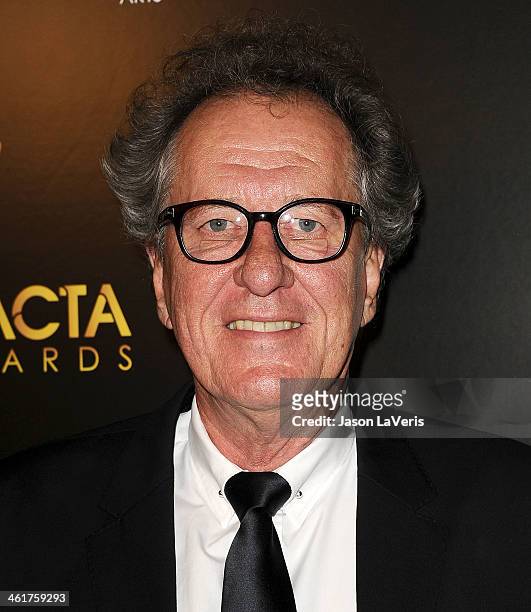 Actor Geoffrey Rush attends the 3rd annual AACTA International Awards at Sunset Marquis Hotel & Villas on January 10, 2014 in West Hollywood,...