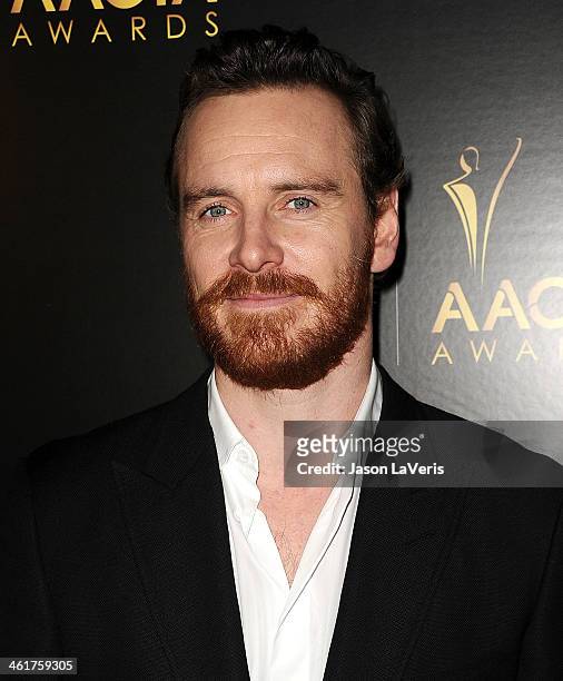 Actor Michael Fassbender attends the 3rd annual AACTA International Awards at Sunset Marquis Hotel & Villas on January 10, 2014 in West Hollywood,...