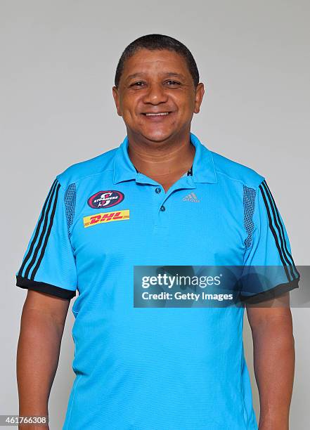 Allister Coetzee poses during a portrait session on January 16, 2015 in Hermanus, South Africa.