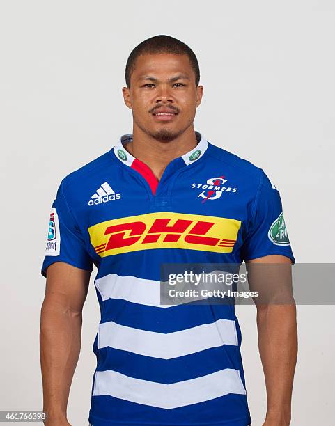 Juan de Jongh poses during a portrait session on January 16, 2015 in Hermanus, South Africa.