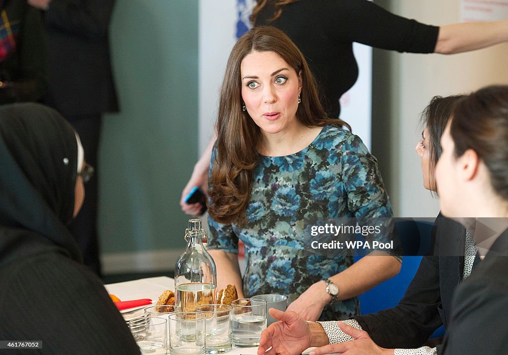The Duchess Of Cambridge Attends Coffee Morning At Family Friends