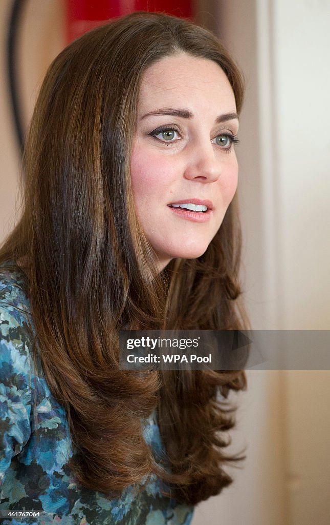 The Duchess Of Cambridge Attends Coffee Morning At Family Friends