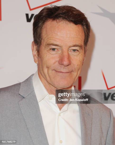 Actor Bryan Cranston arrives at the 14th Annual AFI Awards at Four Seasons Hotel Los Angeles at Beverly Hills on January 10, 2014 in Beverly Hills,...