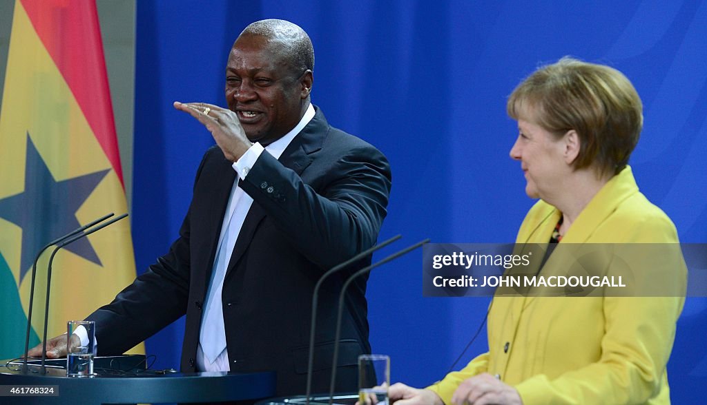 GERMANY-GHANA-MERKEL-MAHAMA