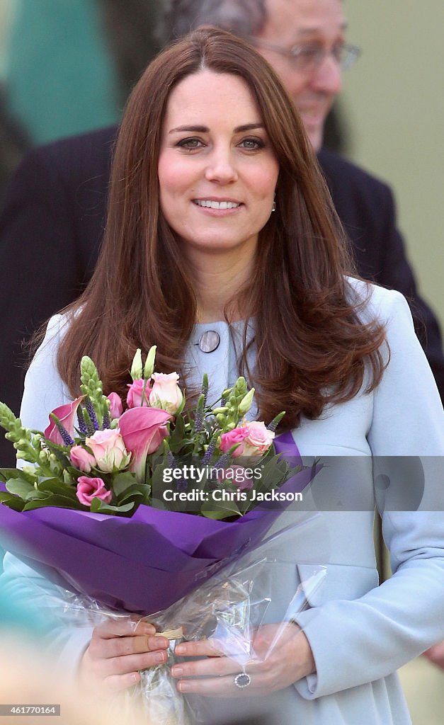 The Duchess Of Cambridge Formally Opens The Kensington Leisure Centre