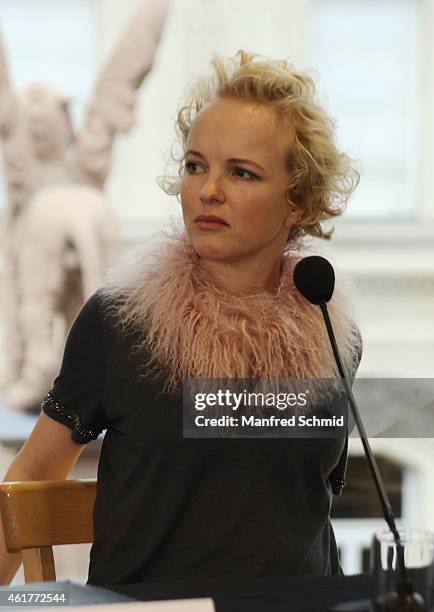 Kerstin Avemo attends the 'Casanova Variations' press conference at Ronacher Theater on January 19, 2015 in Vienna, Austria.