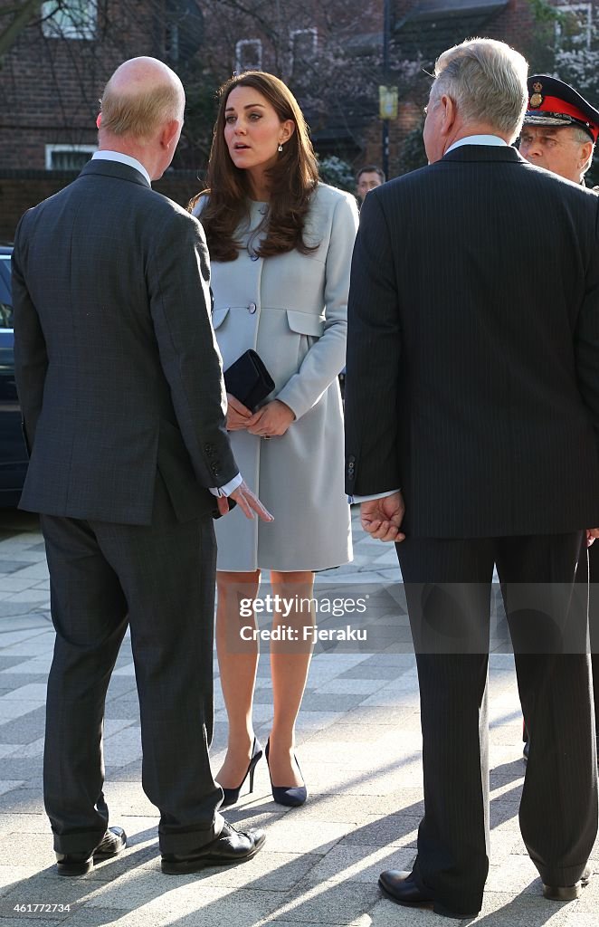 The Duchess Of Cambridge Opens The Kensington Leisure Centre And Aldridge Academy