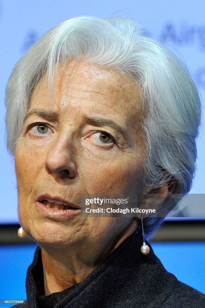 Director of The IMF Christine Lagarde Meets With The Irish Minister For Finance