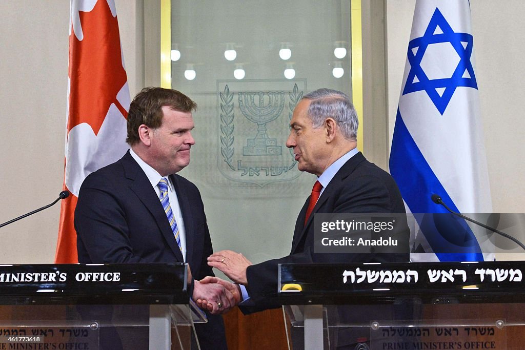 Canadian FM Baird meets Israeli PM Netanyahu