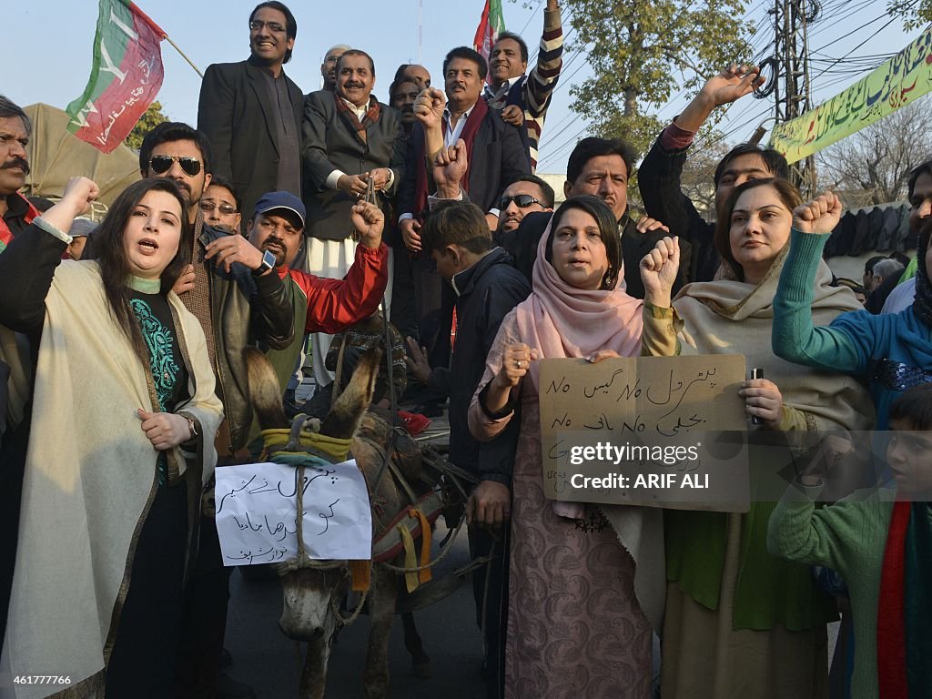 PAKISTAN-ENERGY-OIL-PROTEST