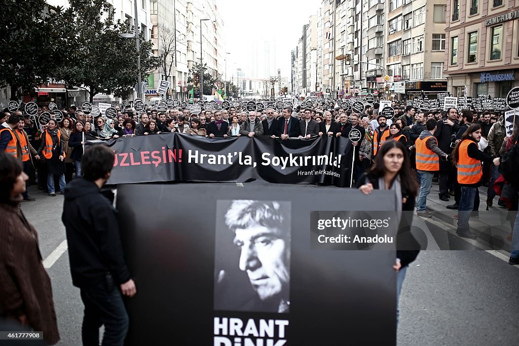 Commemoration ceremony held for Hrant Dink in Istanbul