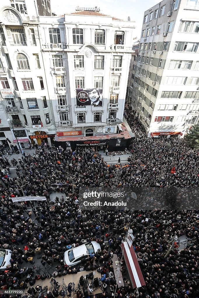 Commemoration ceremony held for Hrant Dink in Istanbul