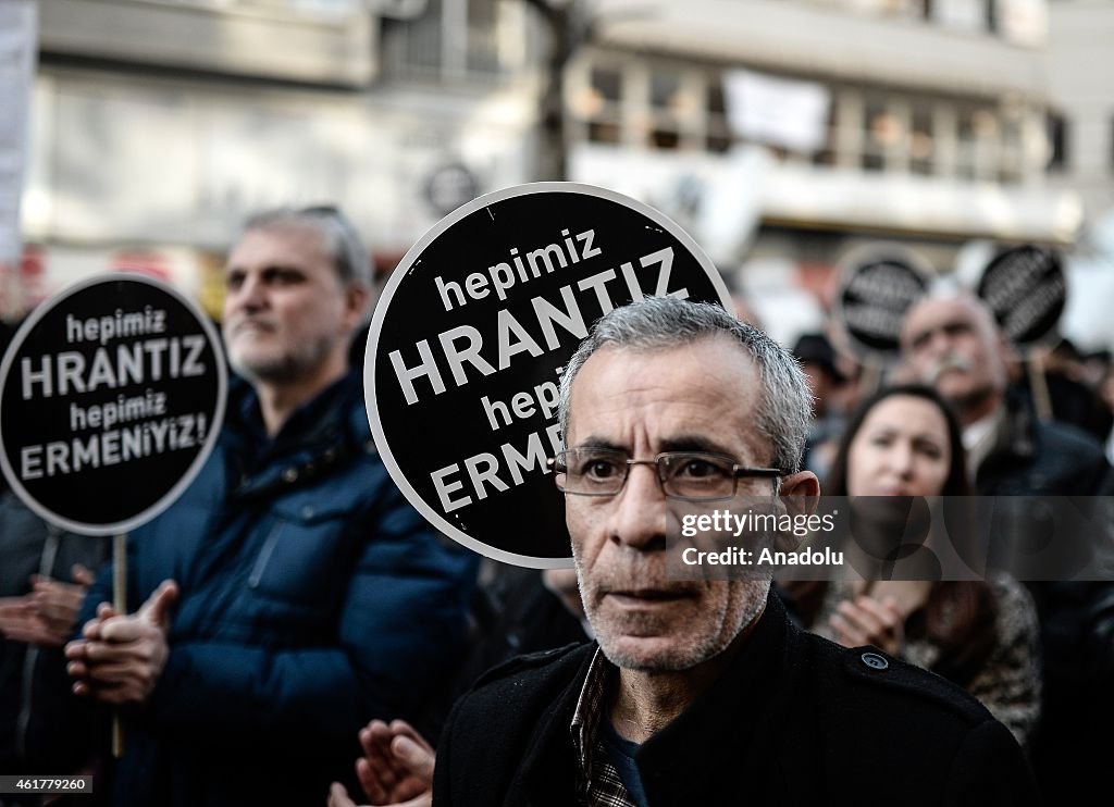 Commemoration ceremony held for Hrant Dink in Istanbul