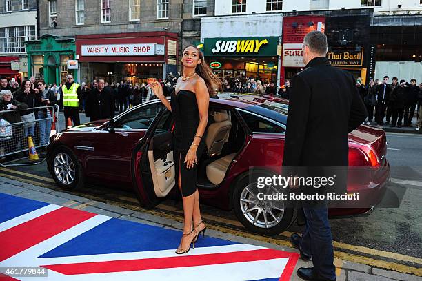 Alesha Dixon attends the Edinburgh auditions for 'Britain's Got Talent' at Edinburgh Festival Theatre on January 19, 2015 in Edinburgh, Scotland.