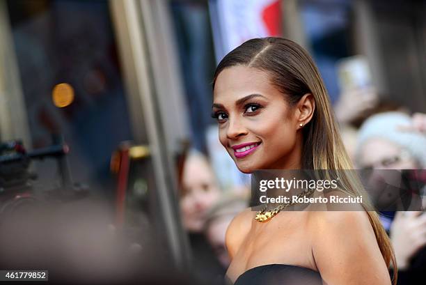 Alesha Dixon attends the Edinburgh auditions for 'Britain's Got Talent' at Edinburgh Festival Theatre on January 19, 2015 in Edinburgh, Scotland.