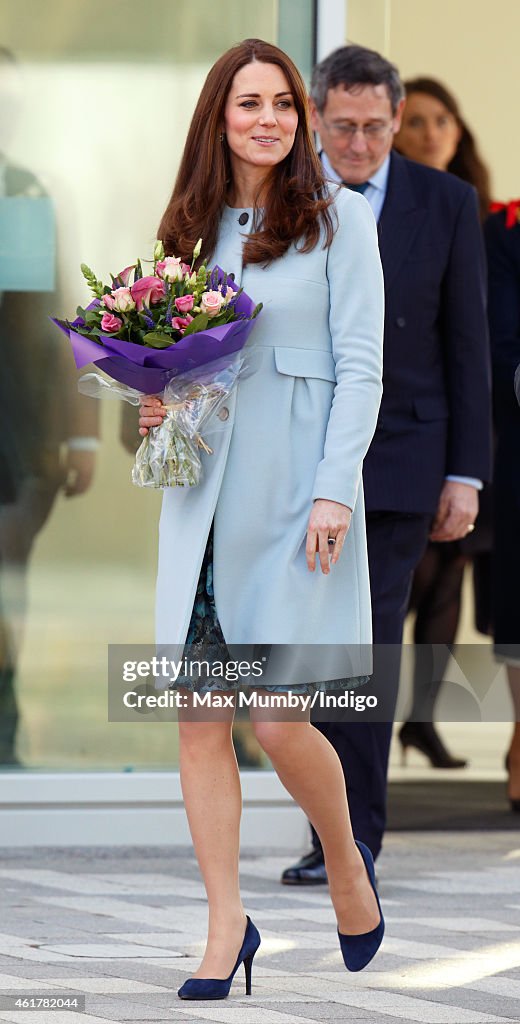 The Duchess Of Cambridge Formally Opens The Kensington Leisure Centre