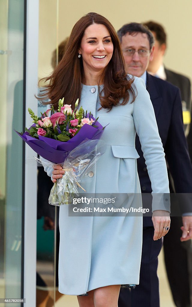 The Duchess Of Cambridge Formally Opens The Kensington Leisure Centre