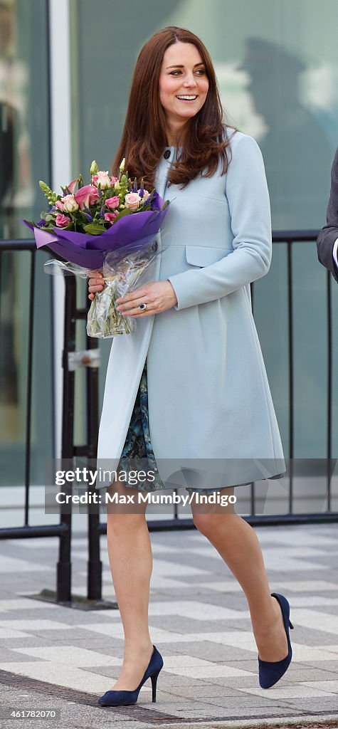 The Duchess Of Cambridge Formally Opens The Kensington Leisure Centre