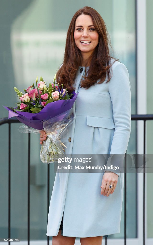 The Duchess Of Cambridge Formally Opens The Kensington Leisure Centre