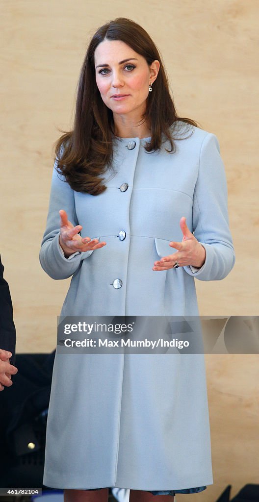 The Duchess Of Cambridge Formally Opens The Kensington Leisure Centre