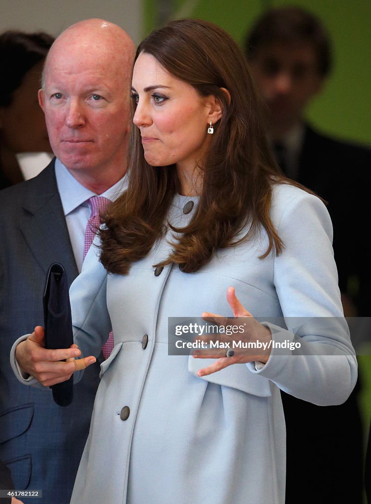 The Duchess Of Cambridge Formally Opens The Kensington Leisure Centre