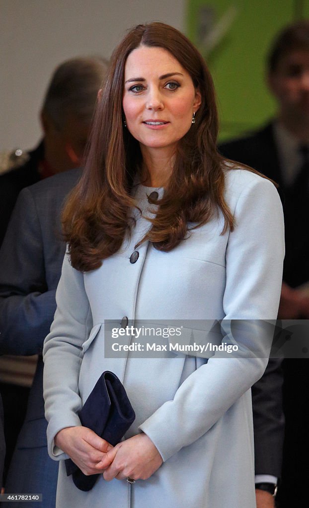 The Duchess Of Cambridge Formally Opens The Kensington Leisure Centre