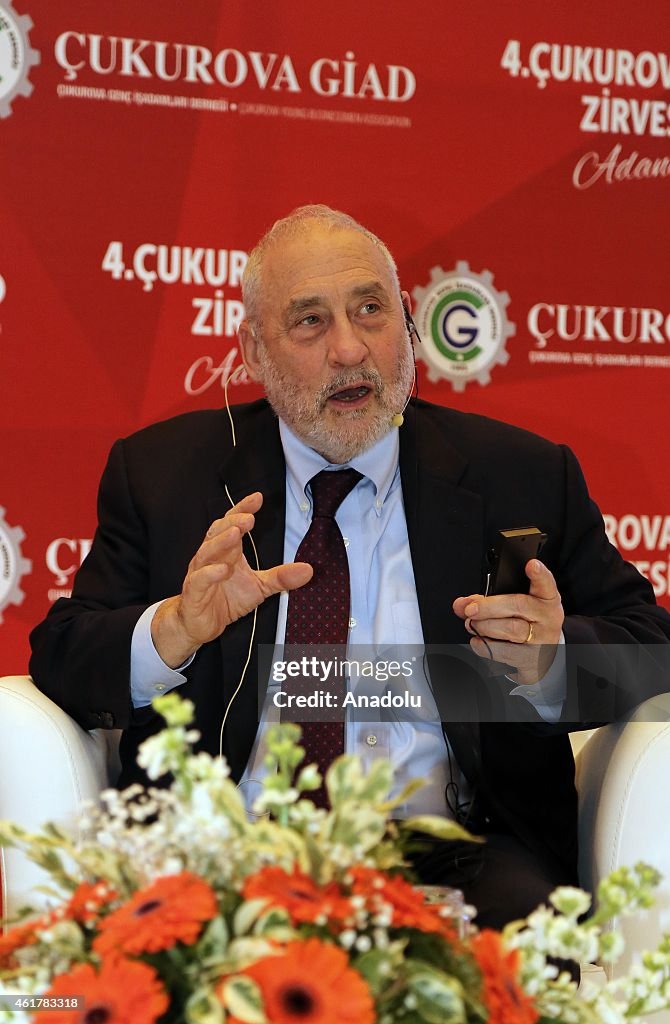 Nobel laureate Joseph Stiglitz in Turkey's Adana