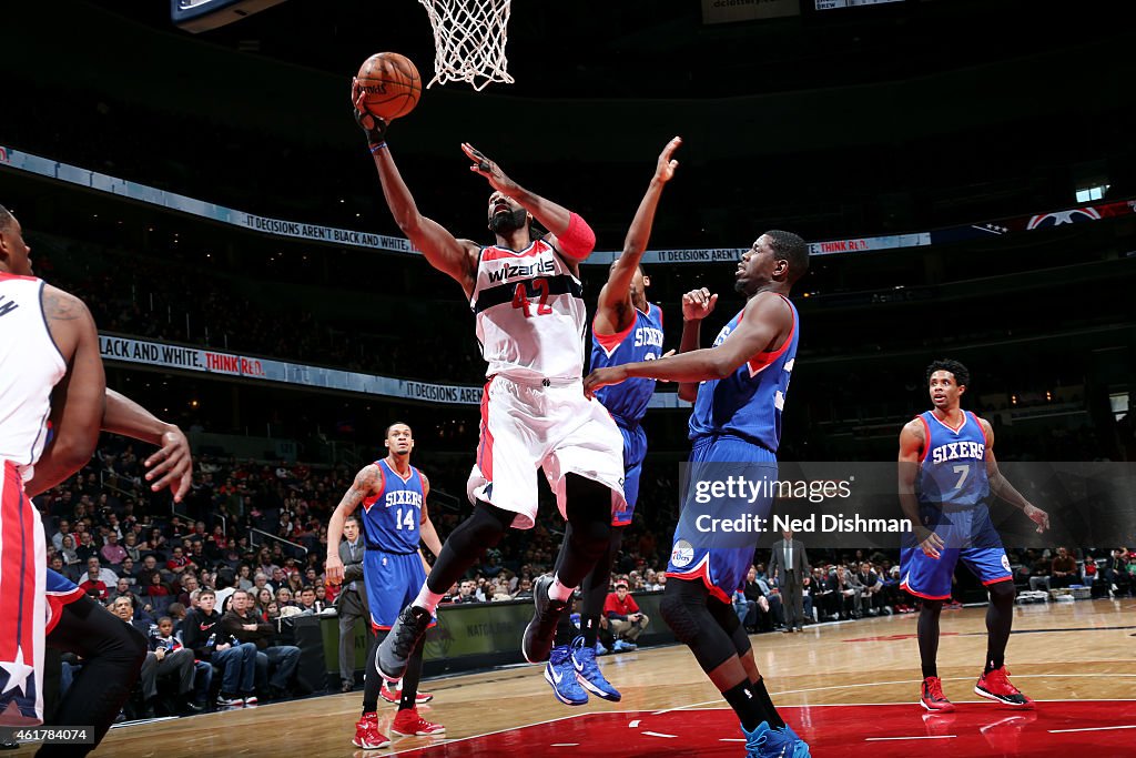 Philadelphia 76ers v Washington Wizards